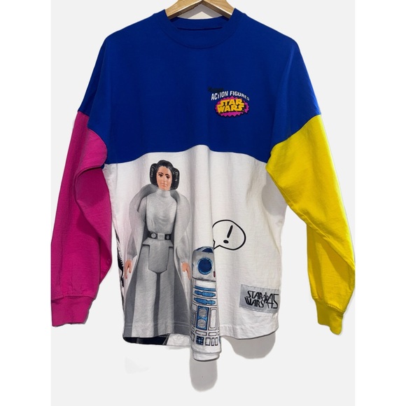Star Wars Sweaters - Disney D23 Expo 2022- Star Wars Vintage Action Figure Spirit Jersey Size XS